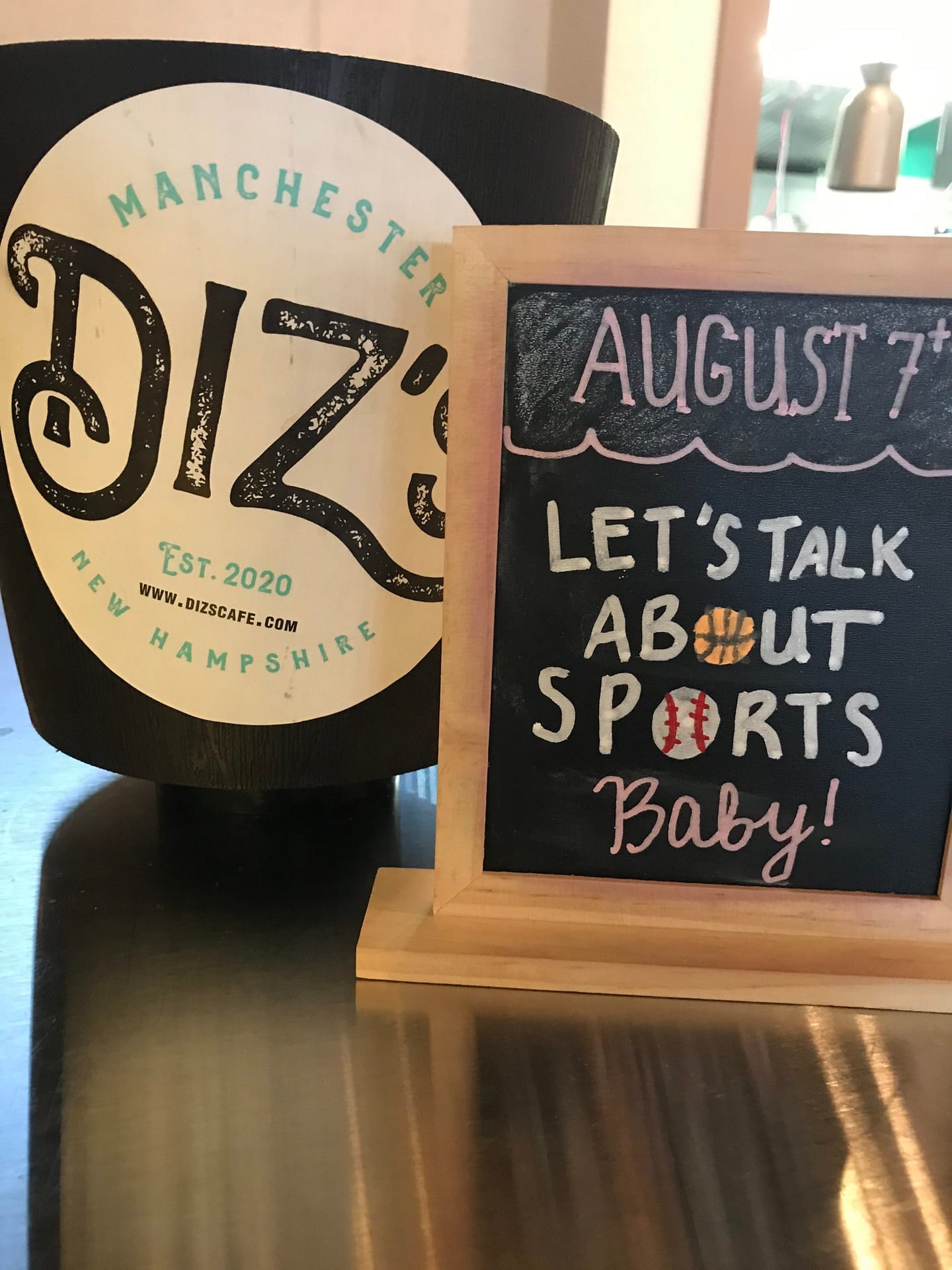 Let's Talk About Sports Baby_Theme Night at Diz's Cafe