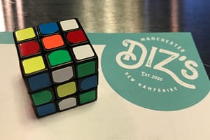 Rubik Cube 80's Night at Diz's Cafe